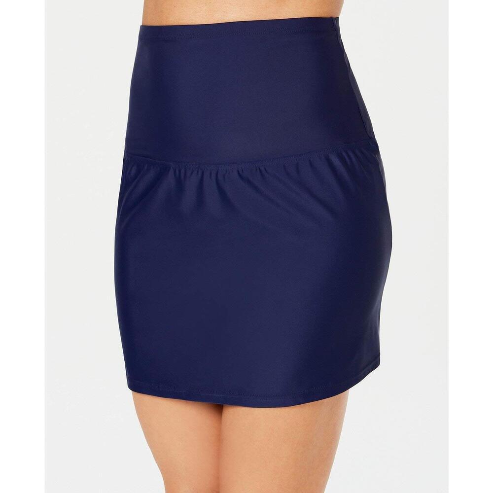 Island Escape Women's Navy Swim Skirt 10 NWT